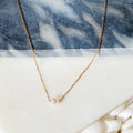Collier Perle Solitaire