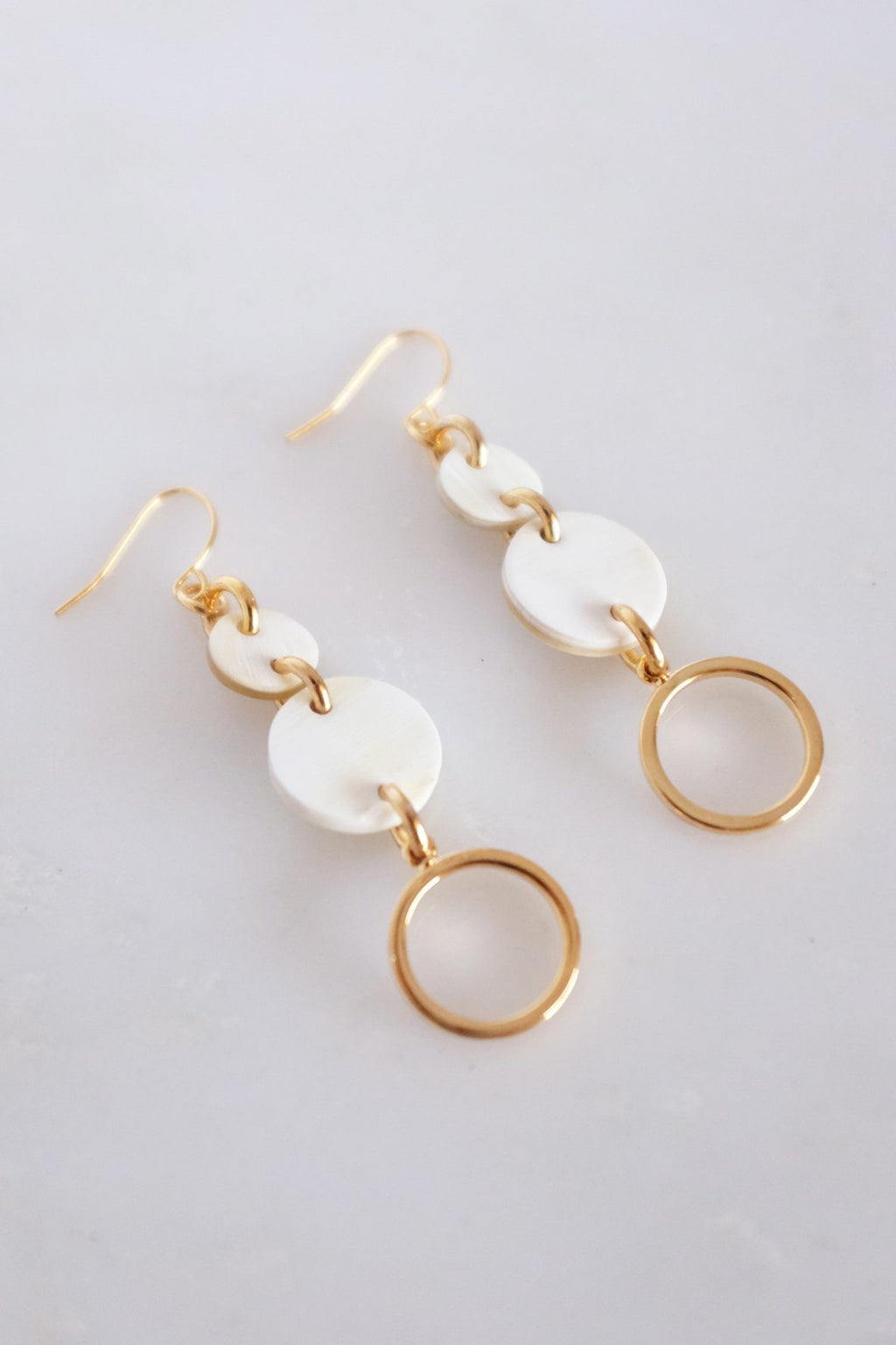 Boucles d’oreilles Croissant d’Ivoire