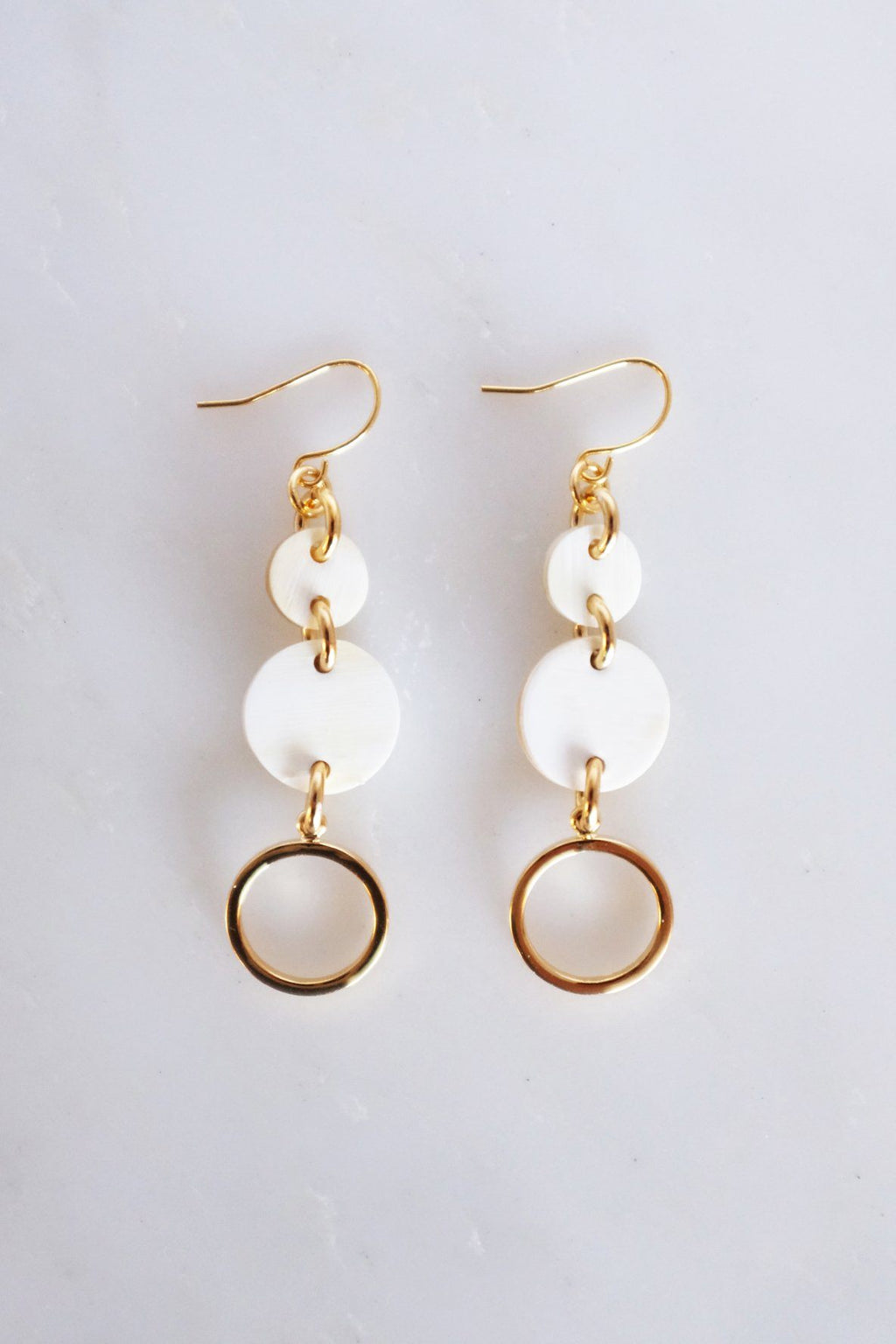 Boucles d’oreilles Croissant d’Ivoire