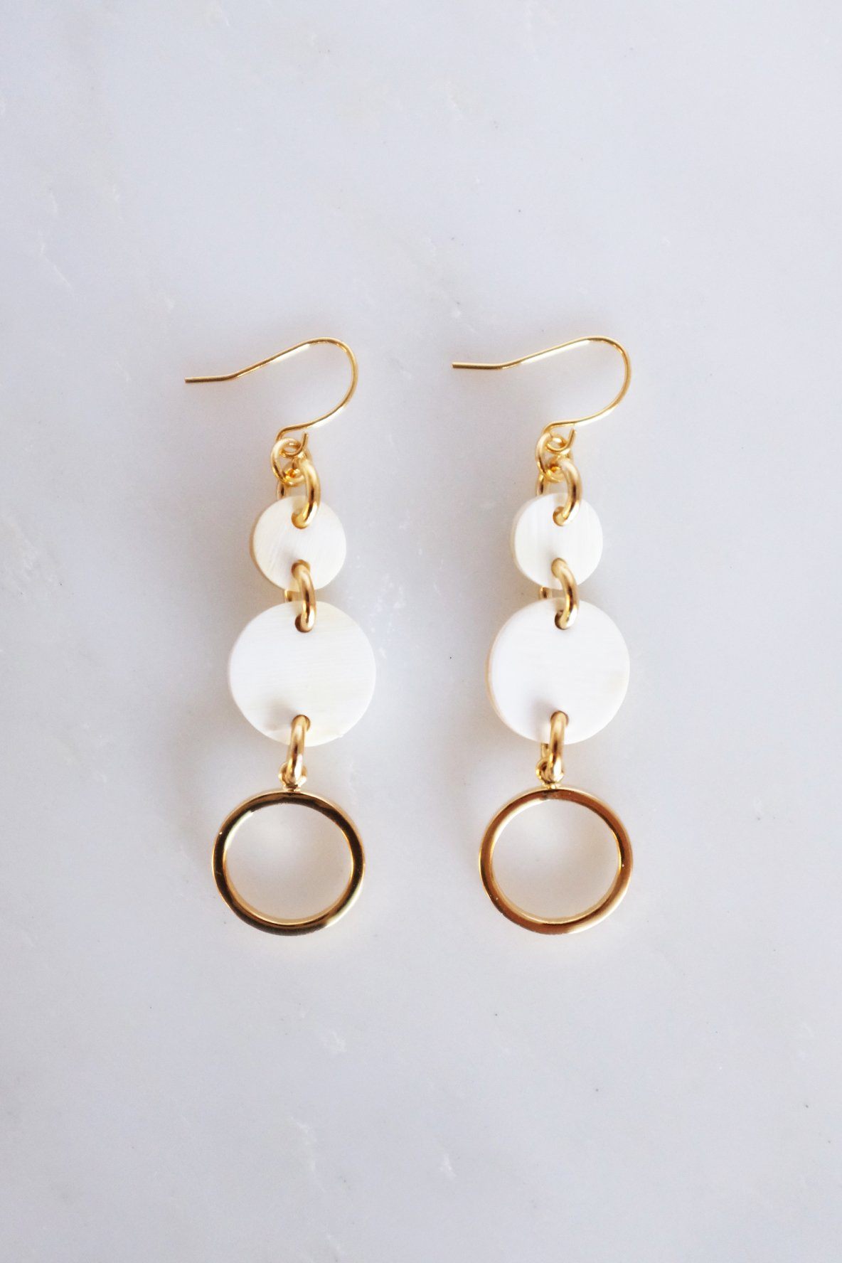 Boucles d’oreilles Croissant d’Ivoire