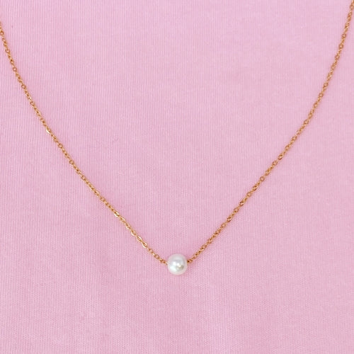 Collier Perle Solitaire