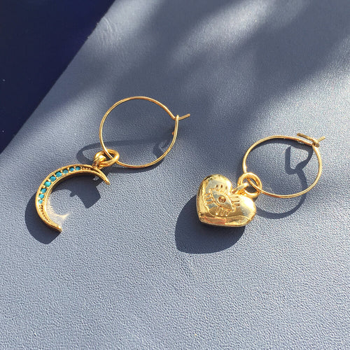 Boucles d’oreilles Éclat Lunaire