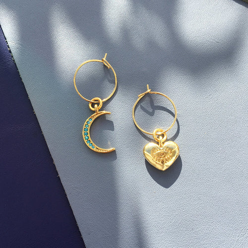 Boucles d’oreilles Éclat Lunaire