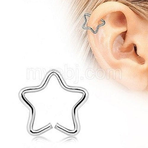 Boucle d’oreille Étoile