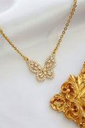 Collier Papillon Doré