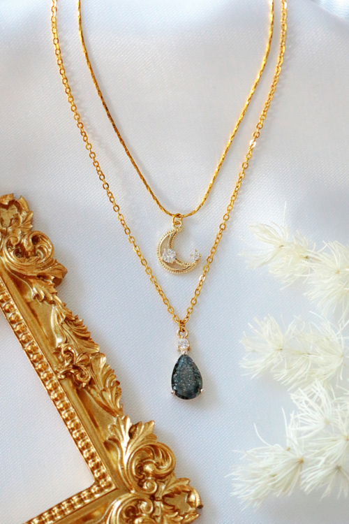 Collier Double Lune