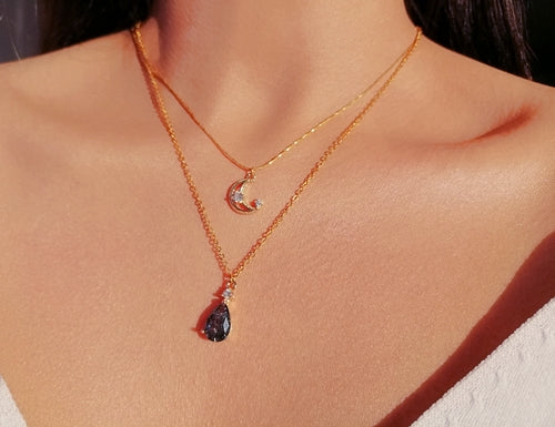 Collier Double Lune