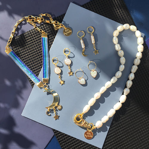Boucles d’oreilles Éclat Lunaire